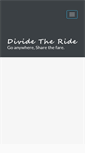 Mobile Screenshot of dividetheride.com